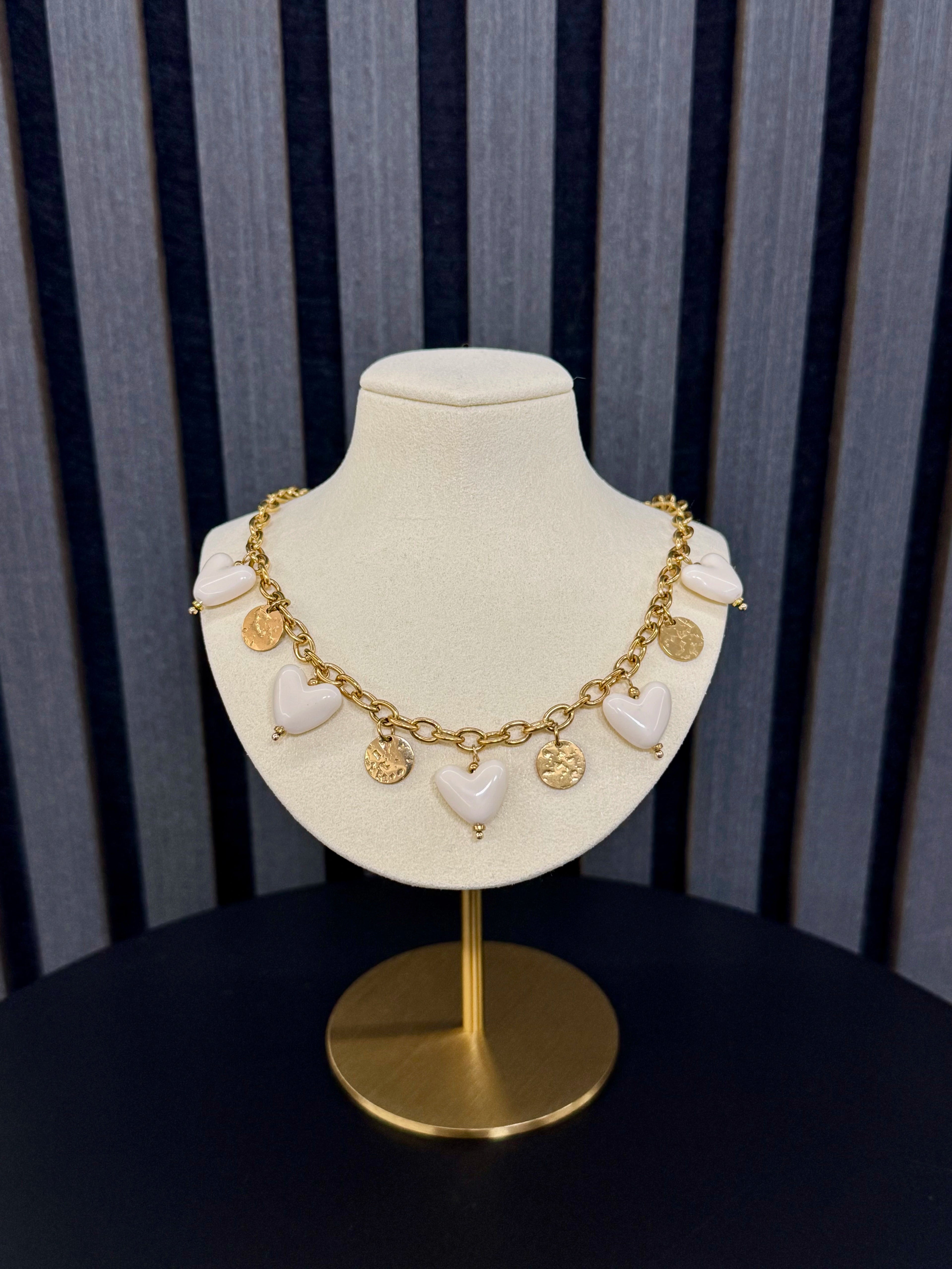 Collier Lovia Blanc
