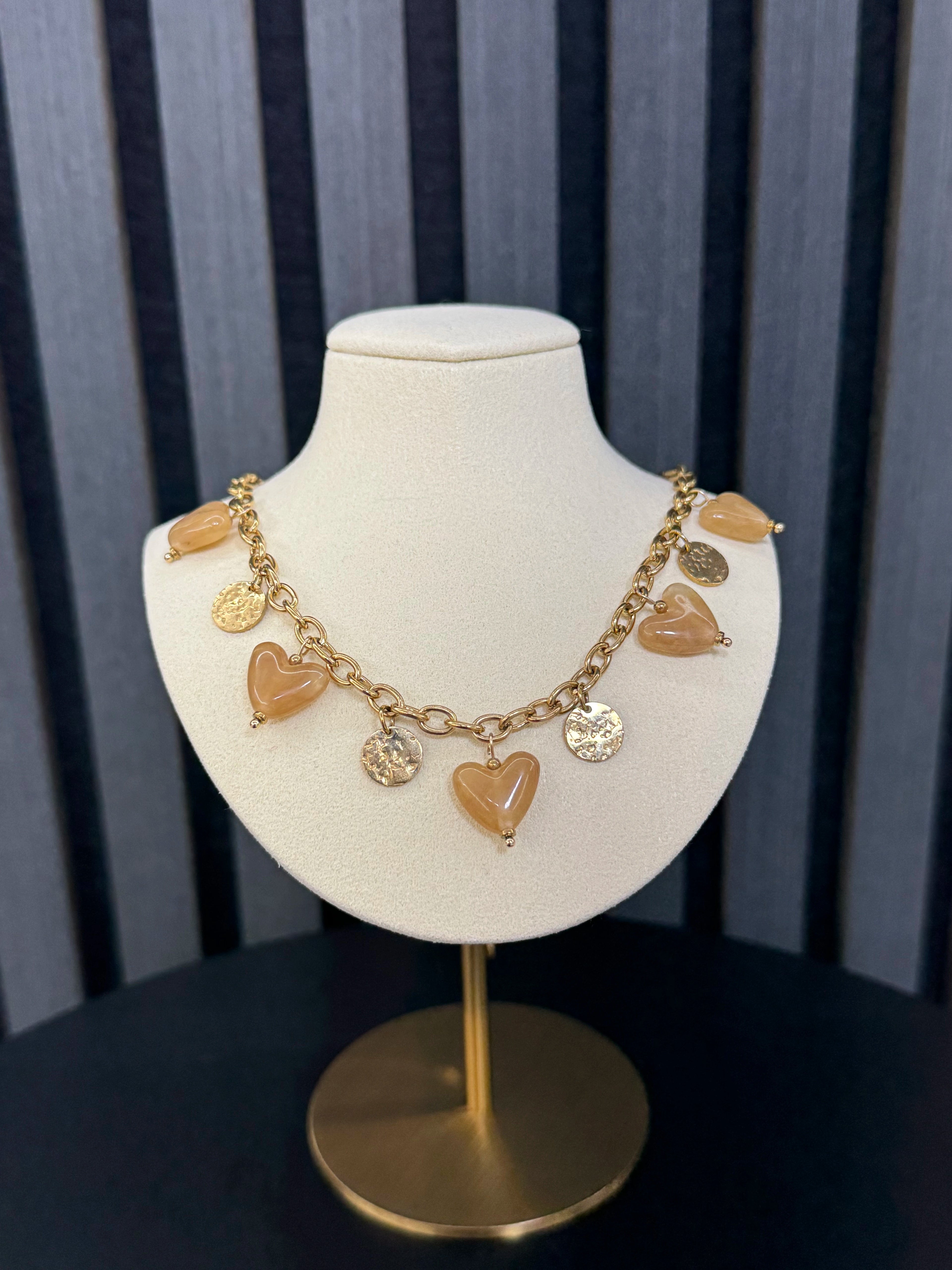 Collier Lovia Marron
