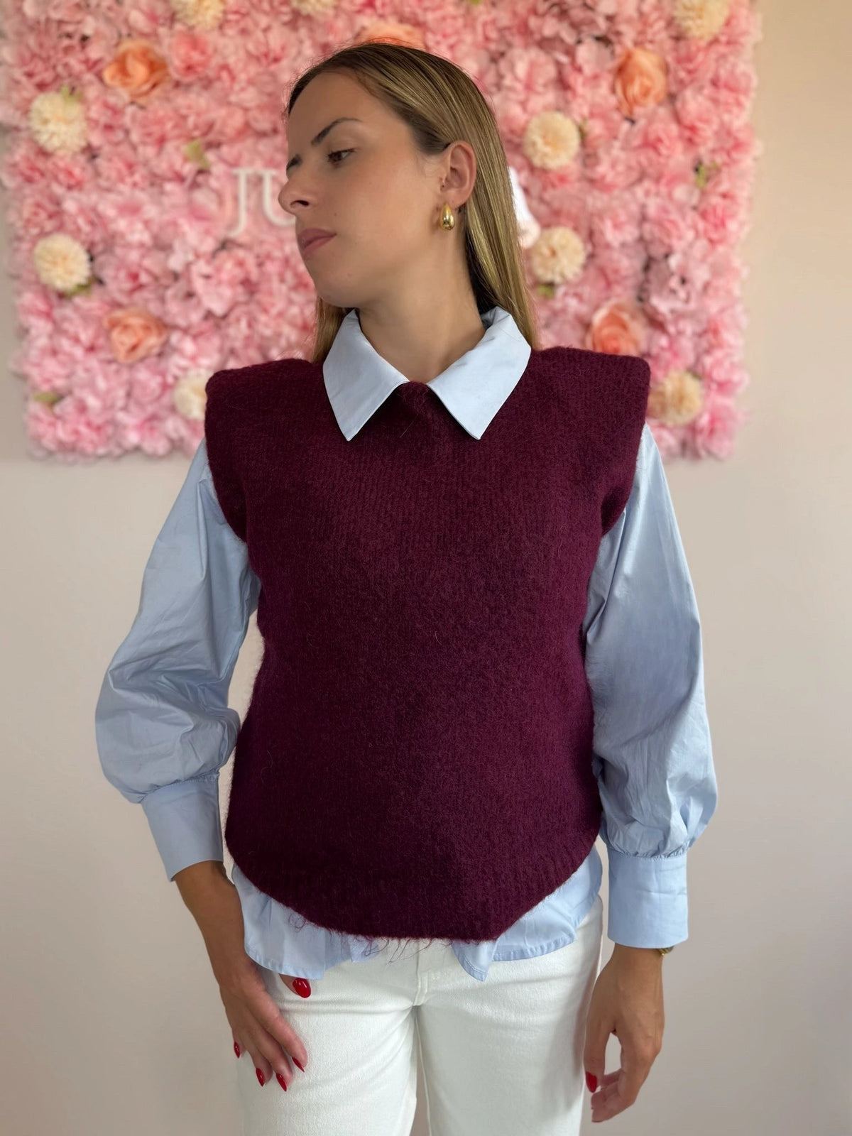 Pull Lara Bordeaux