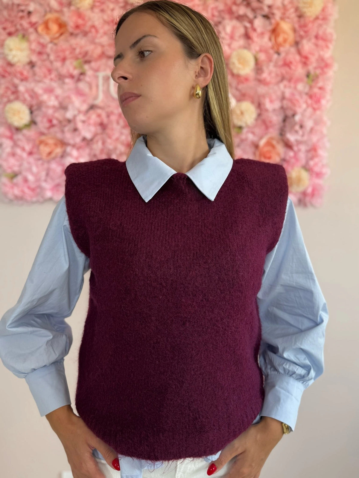 Pull Lara Bordeaux