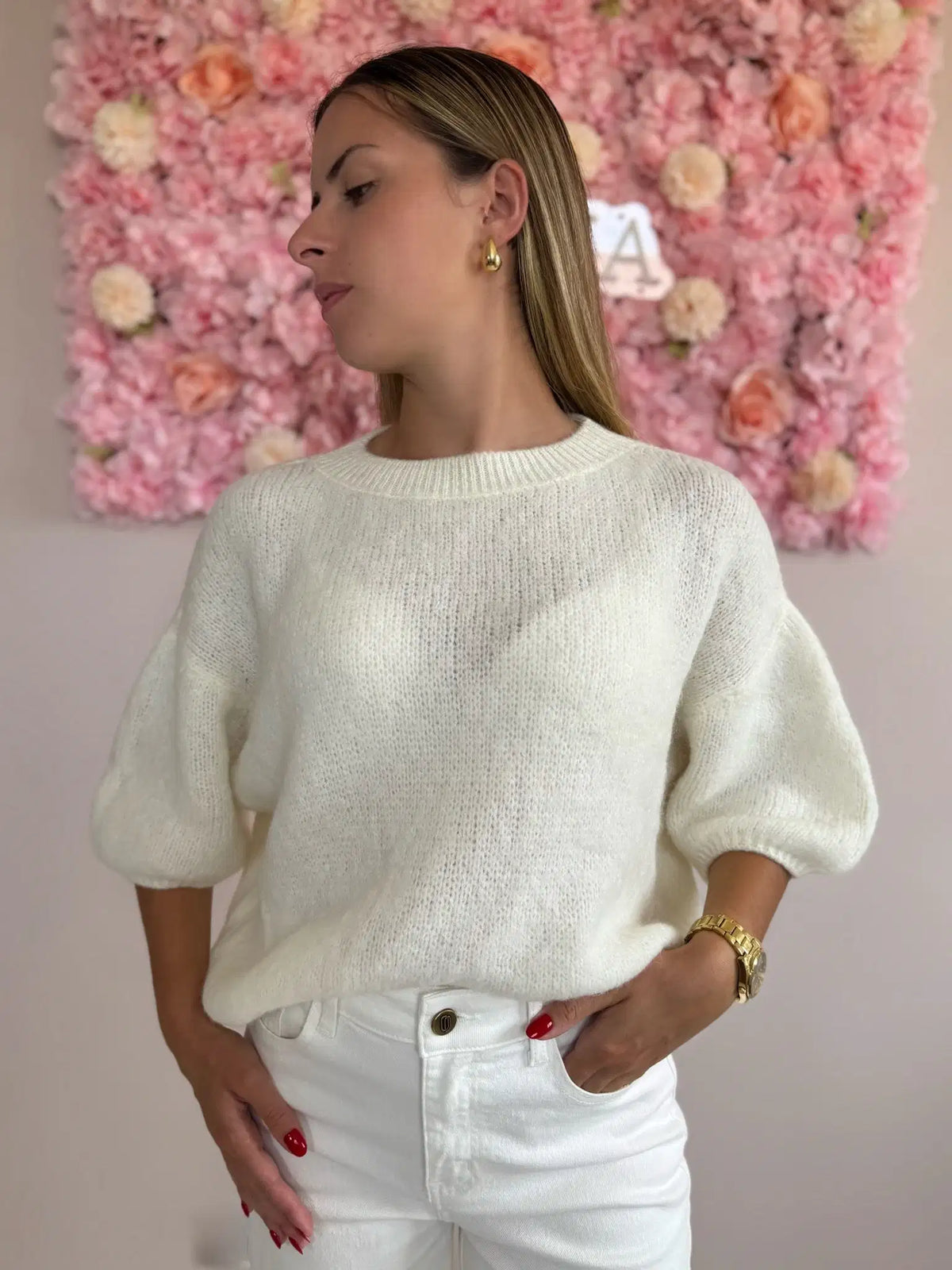 Pull Sofia Écru