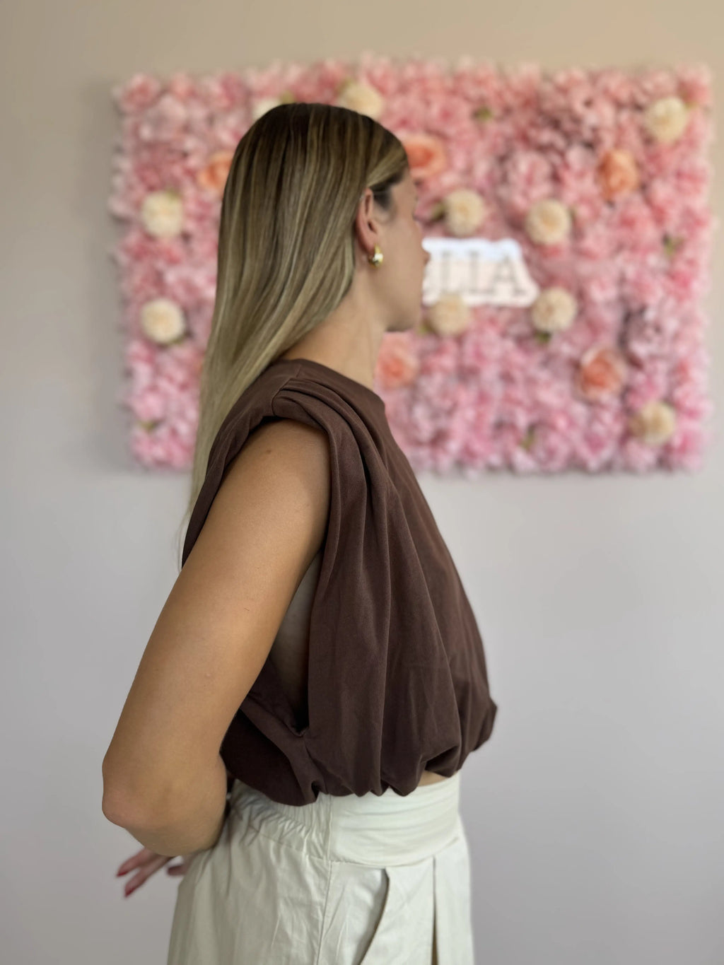 Top Mia Marron