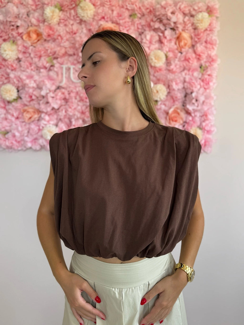 Top Mia Marron